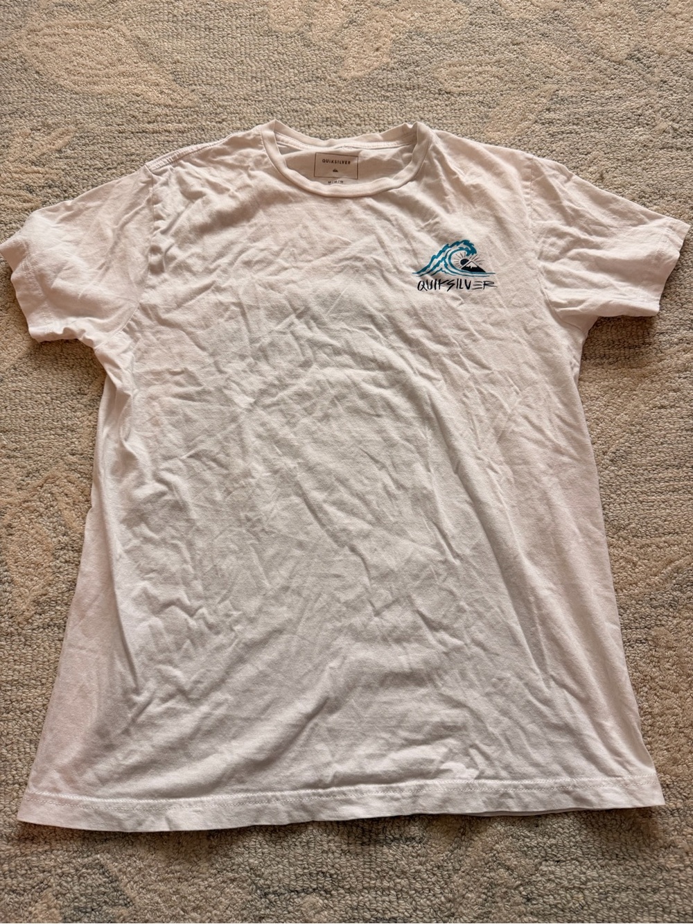Quiksilver White Wave Logo Men’s T-Shirt